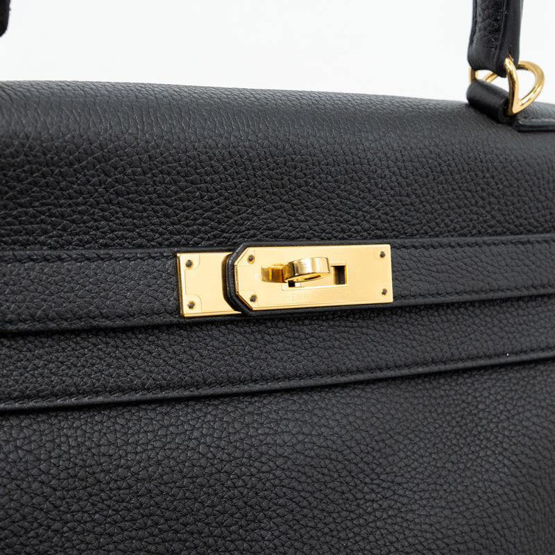 Hermes kelly 32 togo black GHW stamp A