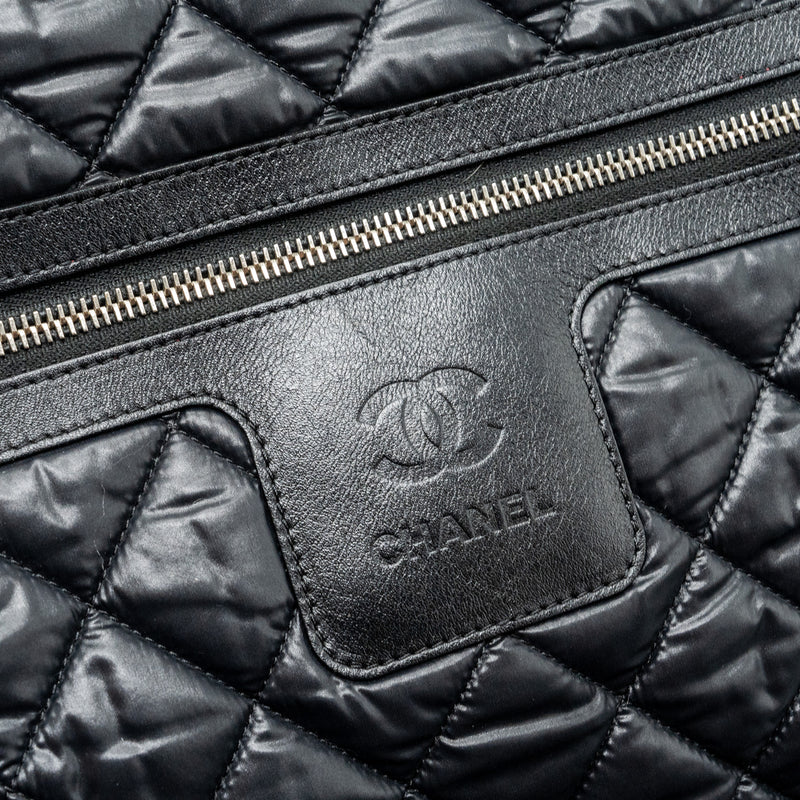 Chanel Coco Cocoon Backpack Quilted Nylon/Leather Black GHW