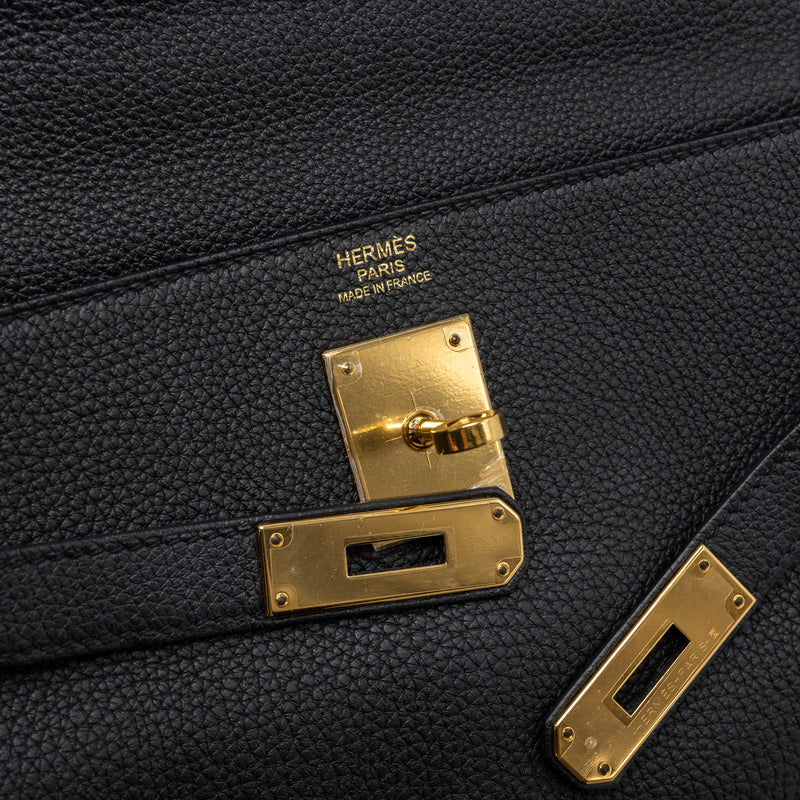 Hermes kelly 32 togo black GHW stamp A
