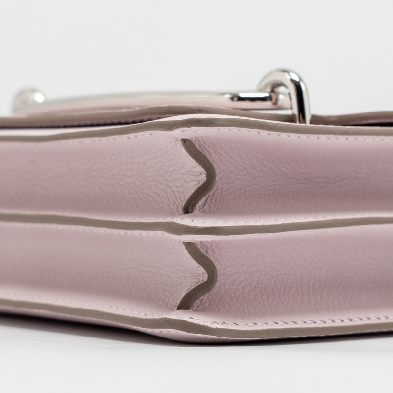 Hermes Mini Roulis Evercolor Mauve Pale SHW Stamp B