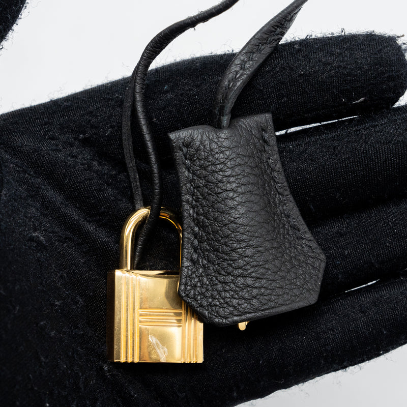 Hermes kelly 32 togo black GHW stamp A