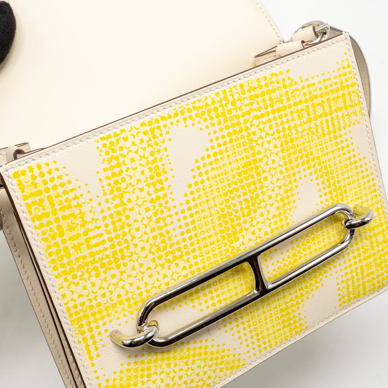 Hermes Mini Roulis Limited Edition Circuit 24 Faubourg Swift Nata/Lime/Jaune Bourgeon/Jaune Poussin SHW STAMP U