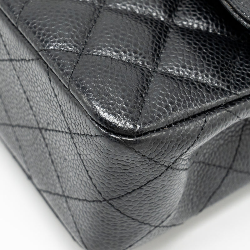 Chanel Small classic double flap bag caviar black GHW