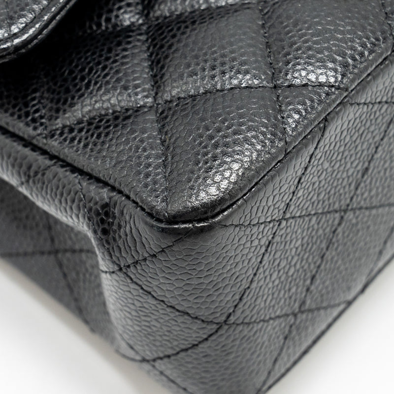 Chanel Small classic double flap bag caviar black GHW