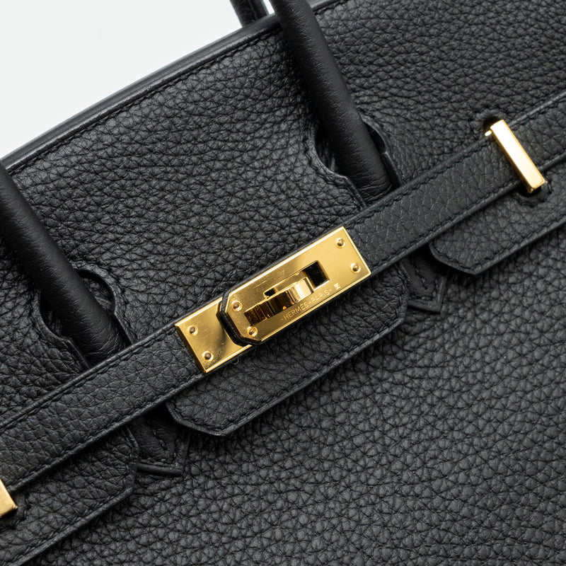 Hermes Birkin 25 Togo Black GHW Stamp Y