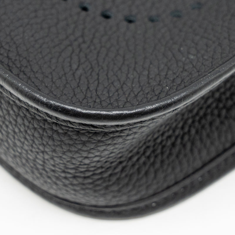 Hermes Mini Evelyne Clemence Black GHW Stamp Y