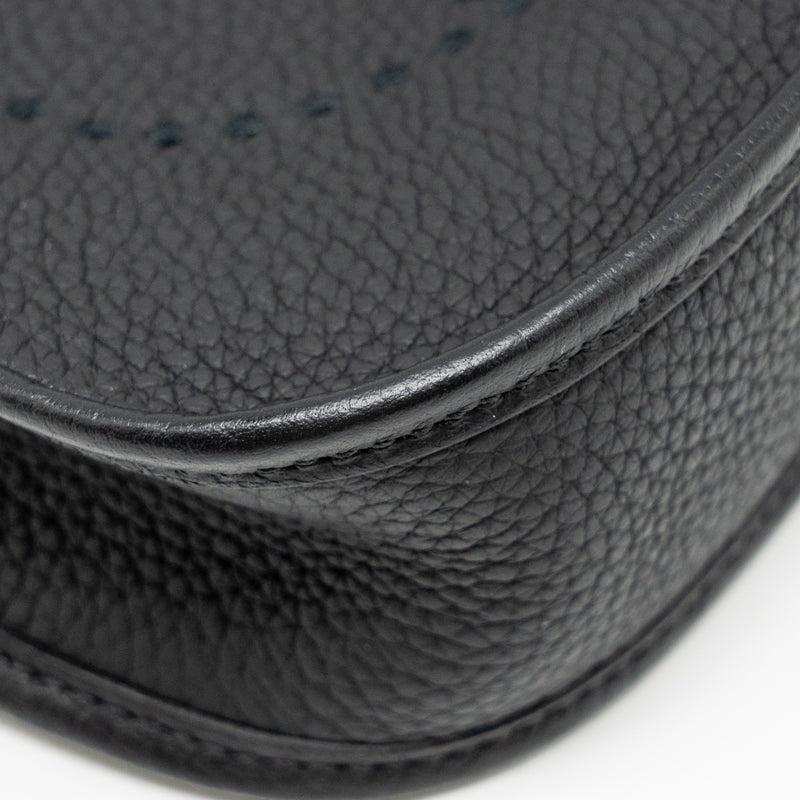 Hermes Mini Evelyne Clemence Black GHW Stamp Y