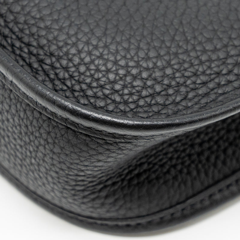 Hermes Mini Evelyne Clemence Black GHW Stamp Y