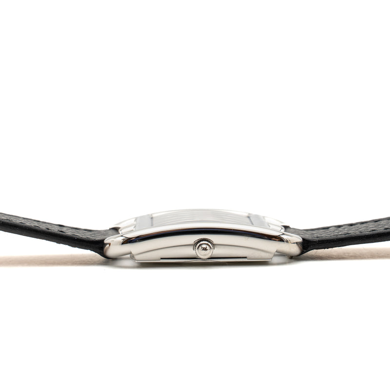 Hermes Cape Cod Watch, Small Model, 31mm Steel Case with Black Epsom Strap SHW