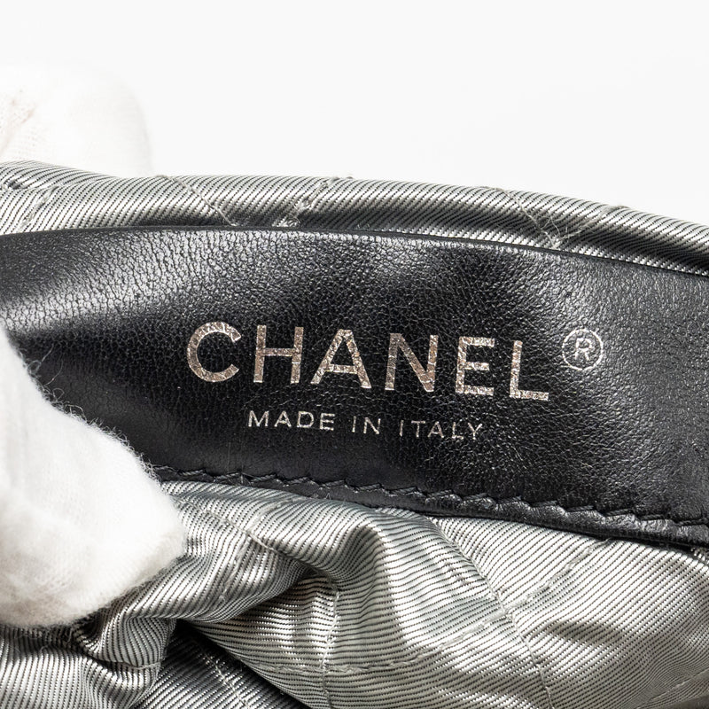 Chanel rocket tote bag tweed black SHW