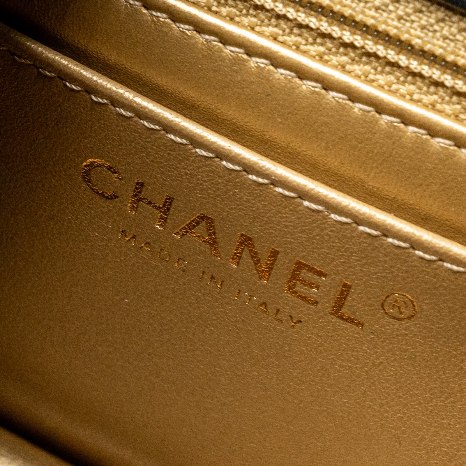 Chanel Pearl Crush Mini Square Lambskin Black GHW (Microchip)