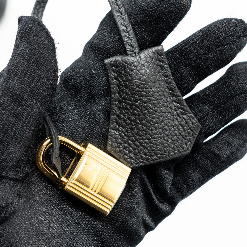 Hermes Birkin 25 Togo Black GHW Stamp Y
