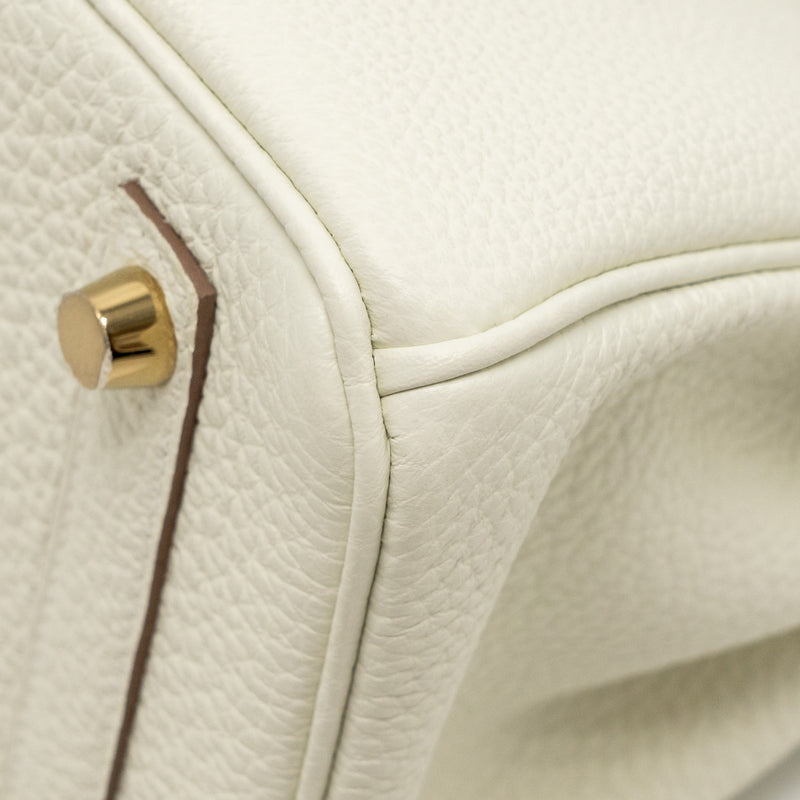Hermes Birkin 25 Togo Mushroom GHW Stamp W