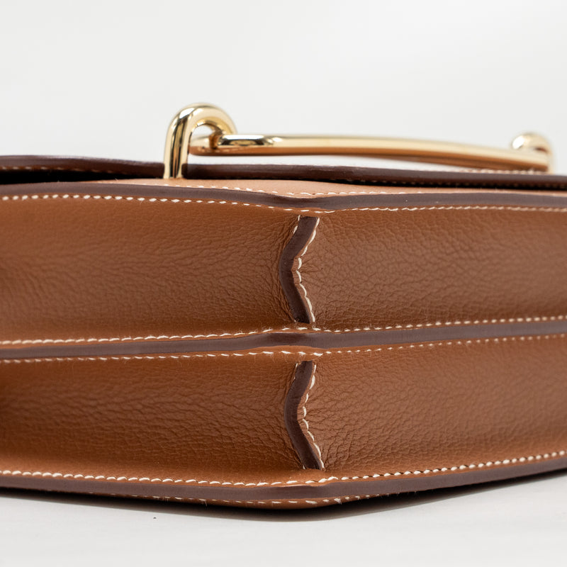Hermes Mini Roulis Evercolor Gold LGHW Stamp W