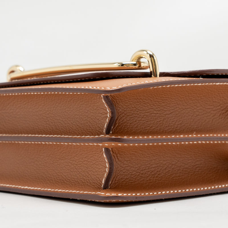 Hermes Mini Roulis Evercolor Gold LGHW Stamp W