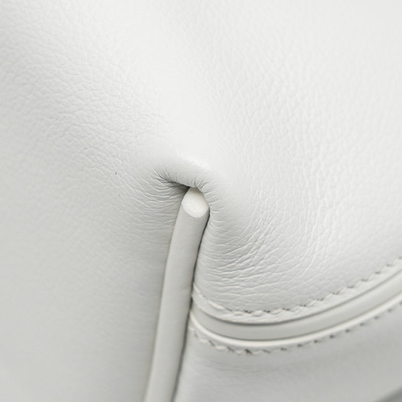 Hermes Mini 2424 24/24-21 Bag Evercolor/Swift New White GHW Stamp B
