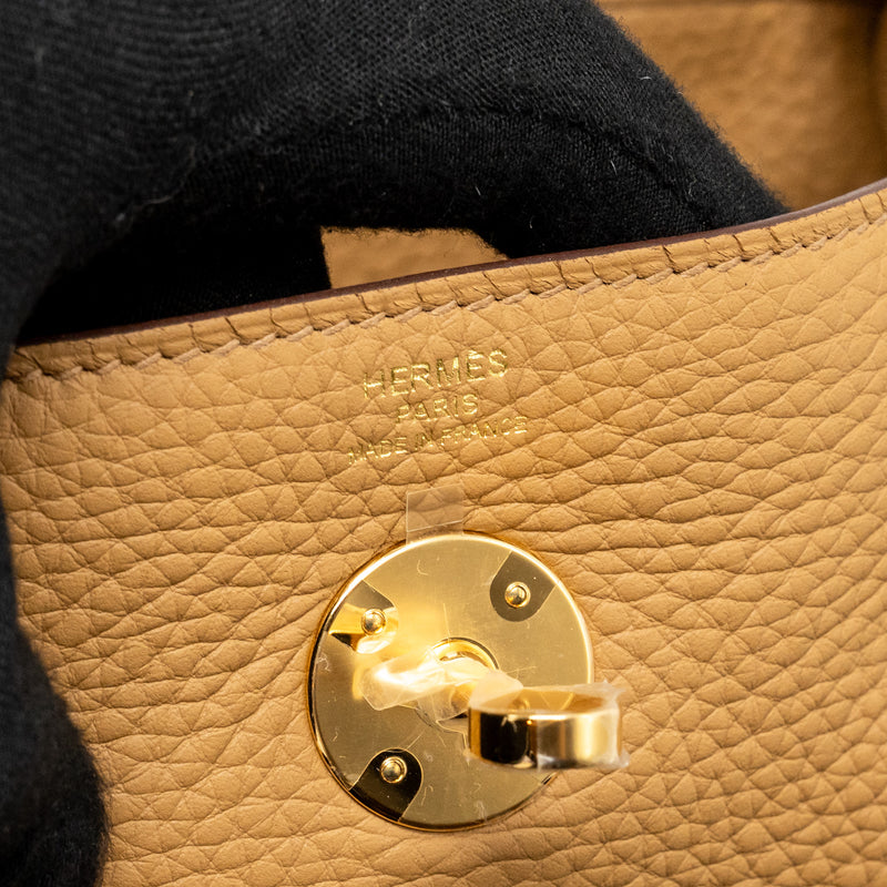Hermes Lindy 26 Clemence Biscuit GHW Stamp B