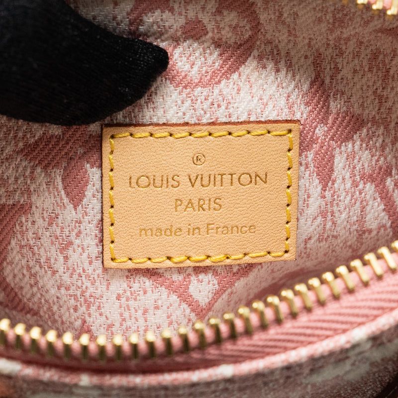 Louis Vuitton Nano Speedy Denim Monogram Pink GHW