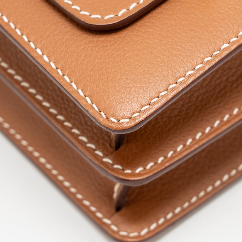 Hermes Mini Roulis Evercolor Gold LGHW Stamp W