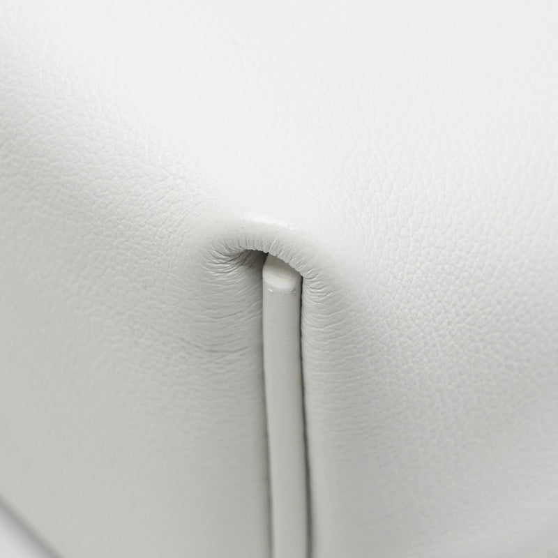 Hermes Mini 2424 24/24-21 Bag Evercolor/Swift New White GHW Stamp B