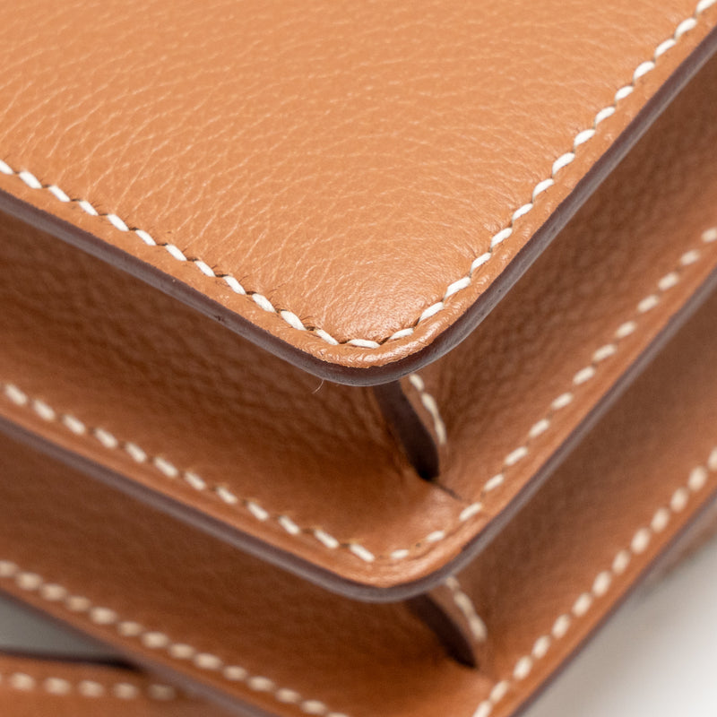 Hermes Mini Roulis Evercolor Gold LGHW Stamp W