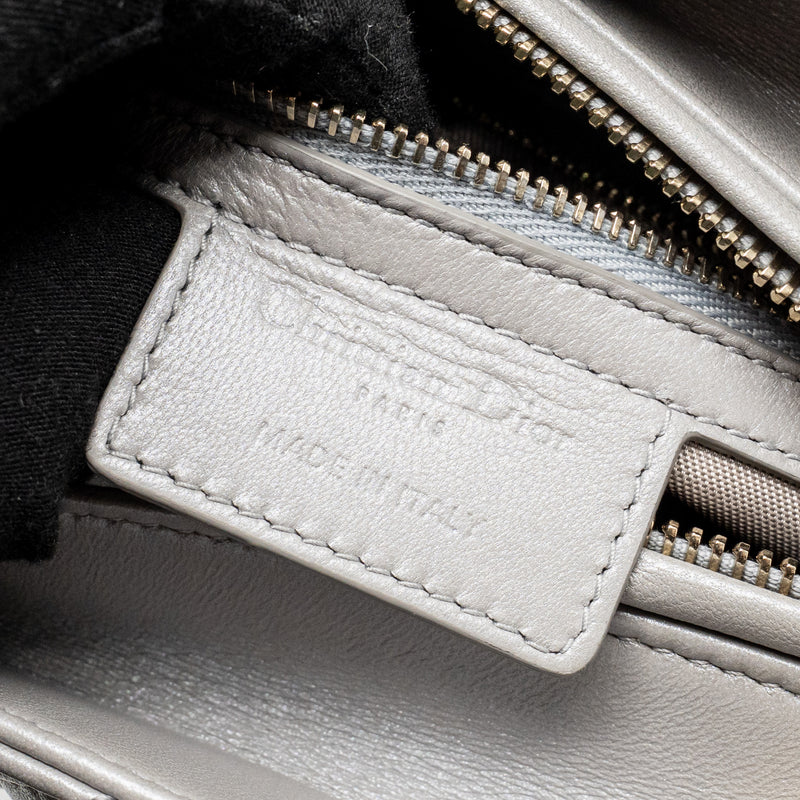 Dior Medium Lady Dior Lambskin Grey LGHW