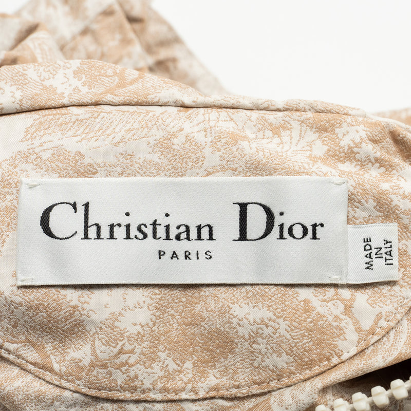 Dior Size XS Toile De Jouy Anoroak Jacket Beige