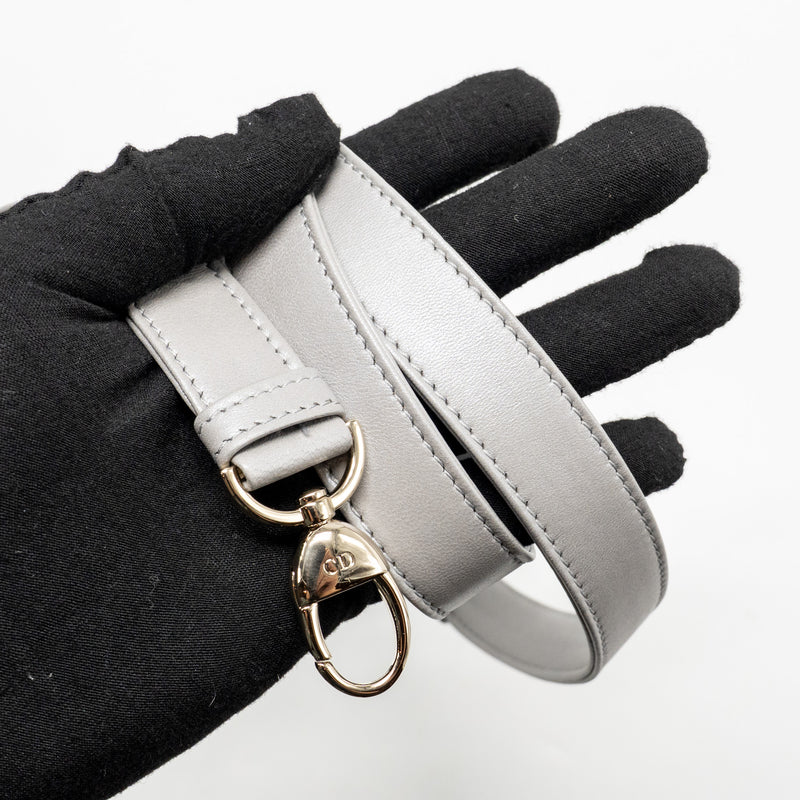 Dior Medium Lady Dior Lambskin Grey LGHW