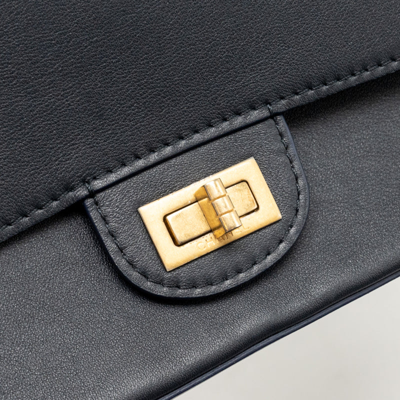 Chanel Detailed Charms Limited Edition 2.55 Reissue Bag Calfskin Dark Navy GHW