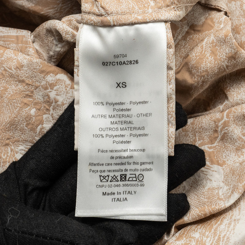 Dior Size XS Toile De Jouy Anoroak Jacket Beige