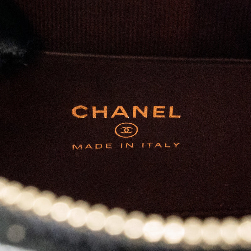 Chanel 25P mini bowling bag caviar black LGHW (microchip)