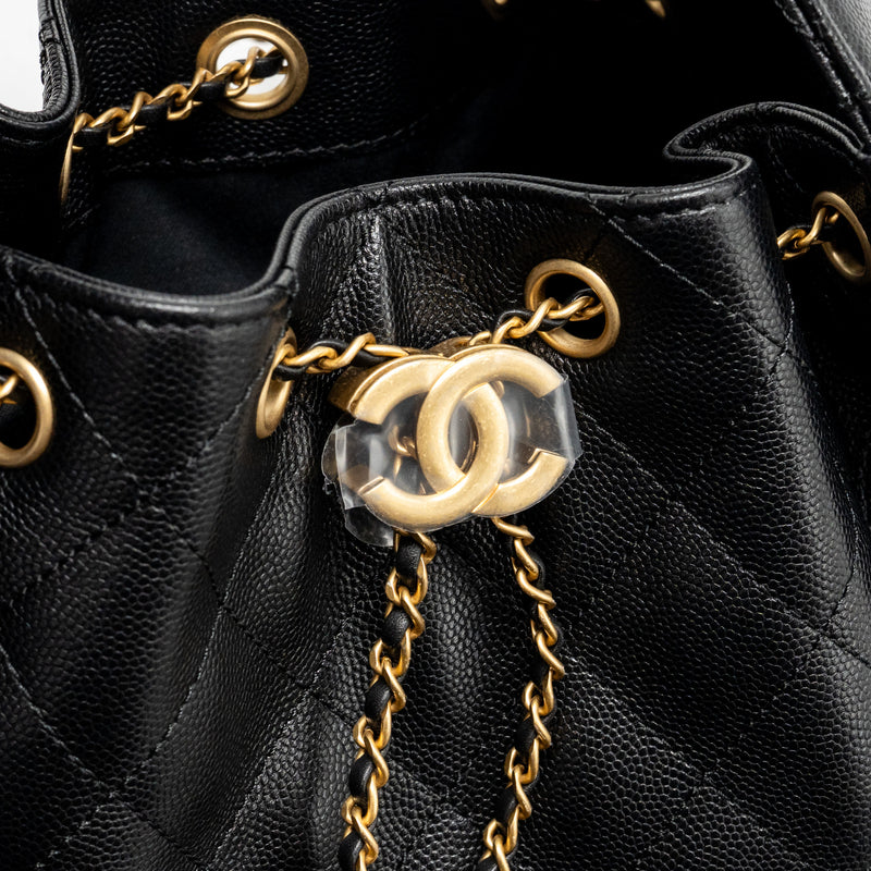 Chanel Small 25 Bag Caviar Black GHW (microchip)