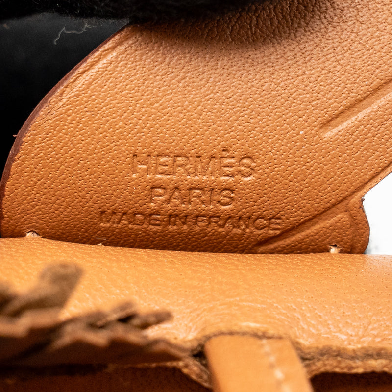Hermes Rodeo PM Bag Charm Gold Stamp W