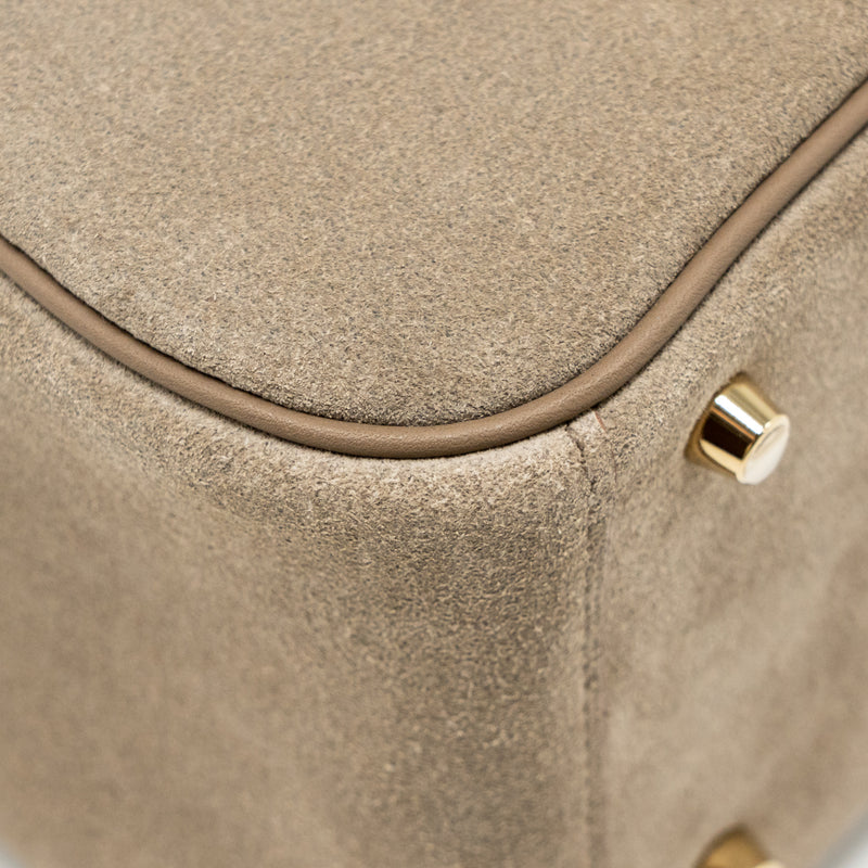 Hermes Mini Lindy Grizzly/Swift Gris Caillou/Etoupe GHW Stamp B