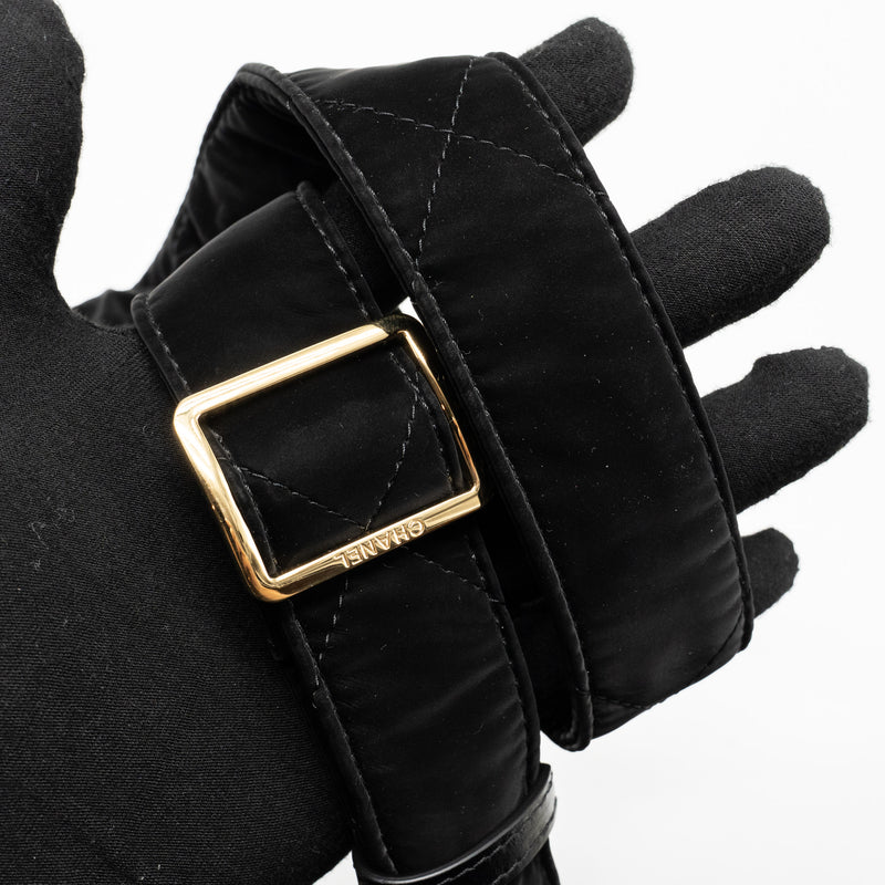 Chanel 24N Ski Series Coconeige Shoulder Bag Nylon Black GHW(microchip)