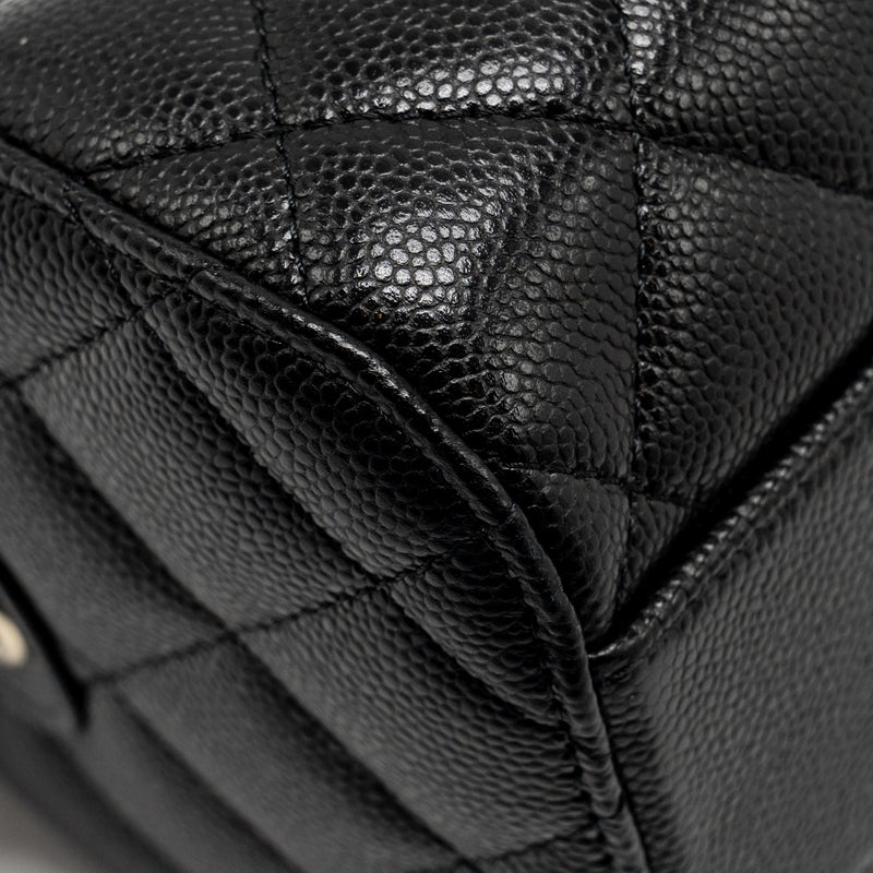 Chanel 25P mini bowling bag caviar black LGHW (microchip)