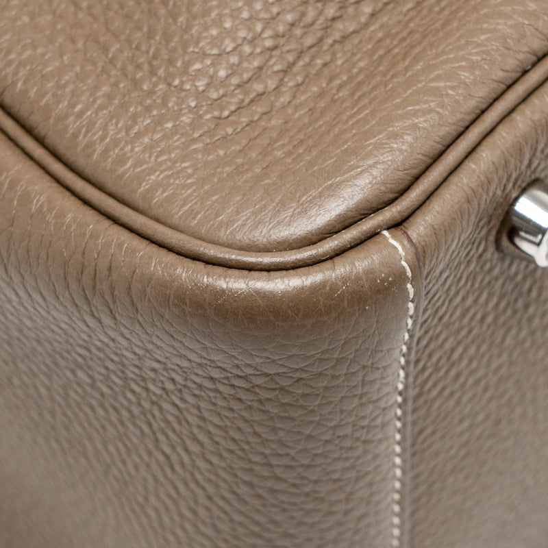 Hermes Lindy 30 Clemence Etoupe SHW Stamp U