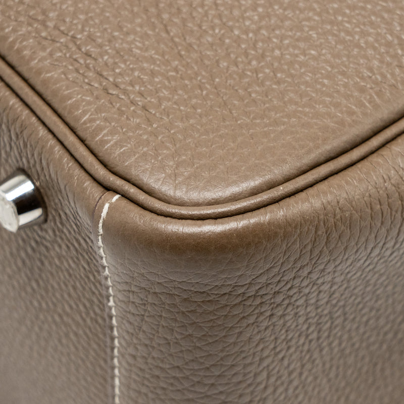 Hermes Lindy 30 Clemence Etoupe SHW Stamp U