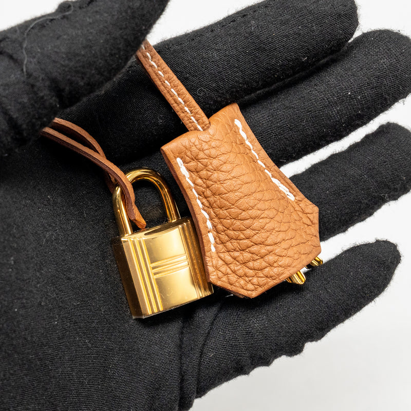 HERMES Birkin 25 Togo Gold GHW Stamp Z