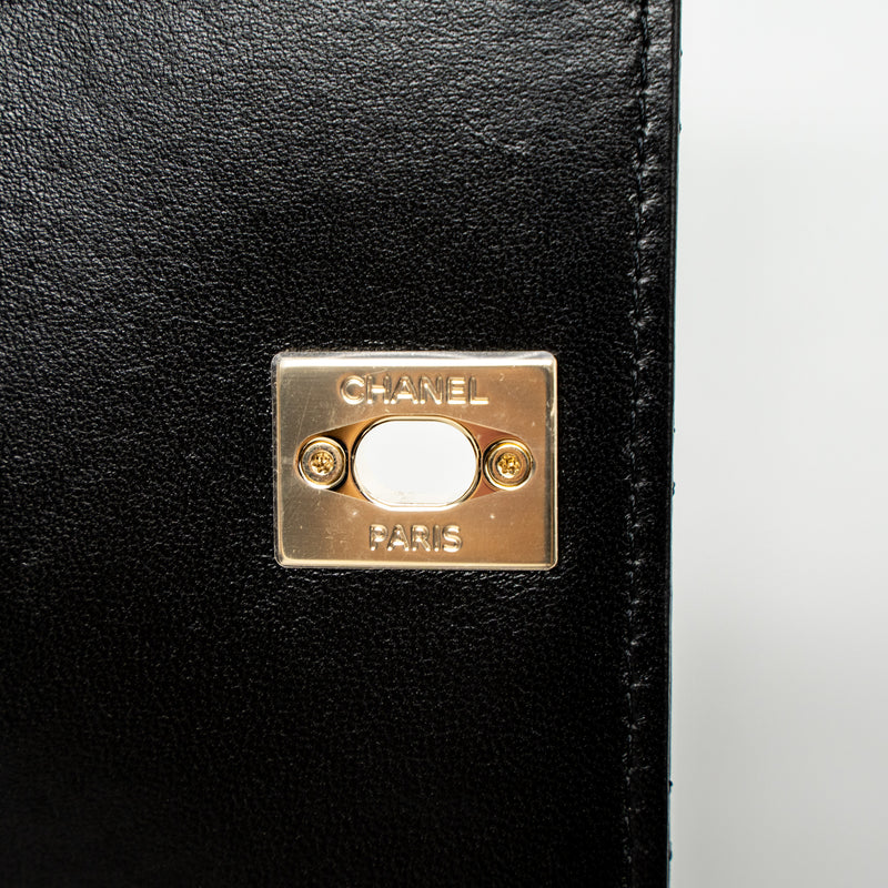 Chanel Mini Trendy CC Wallet on Chain Lambskin Black LGHW (Microchip)