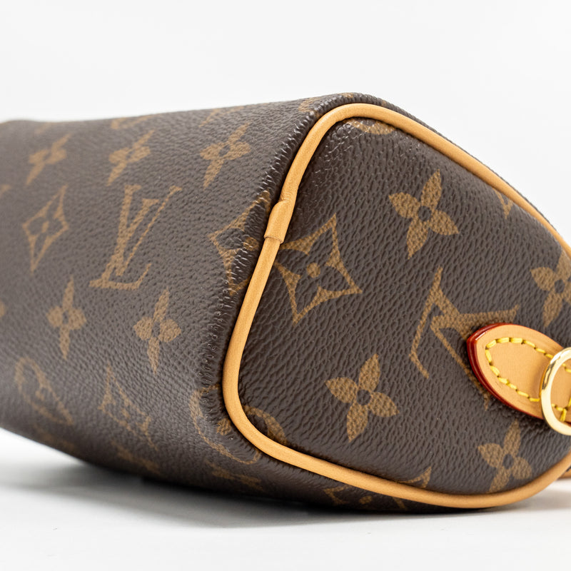 Louis Vuitton Nano Speedy monogram canvas GHW