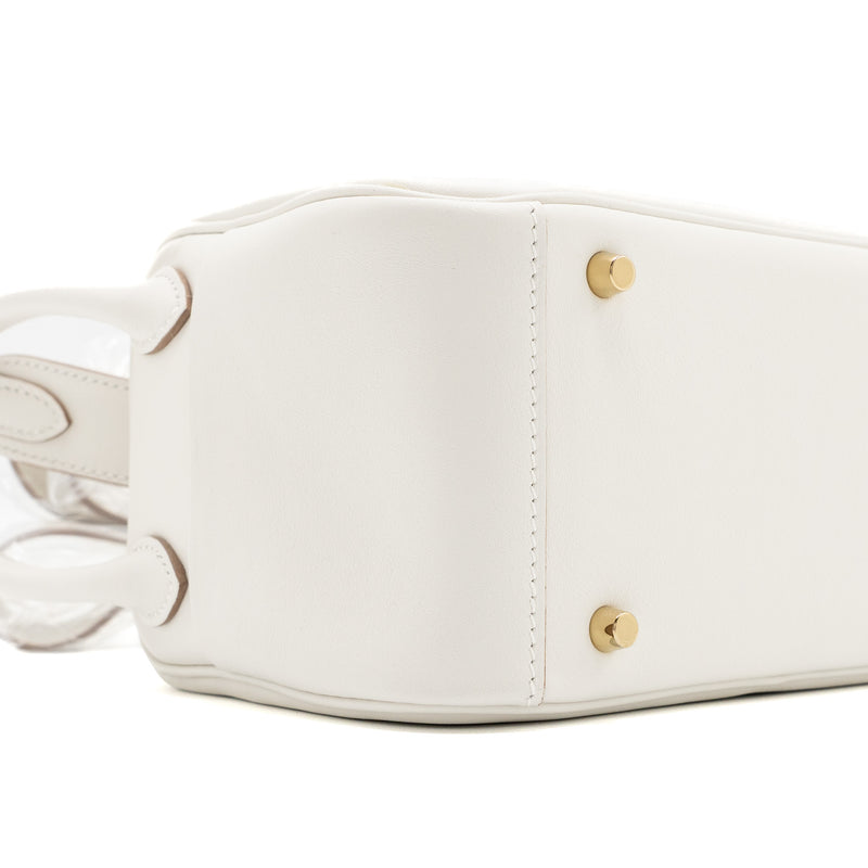hermes mini lindy swift gris pale / gris Meyer GHW stamp B
