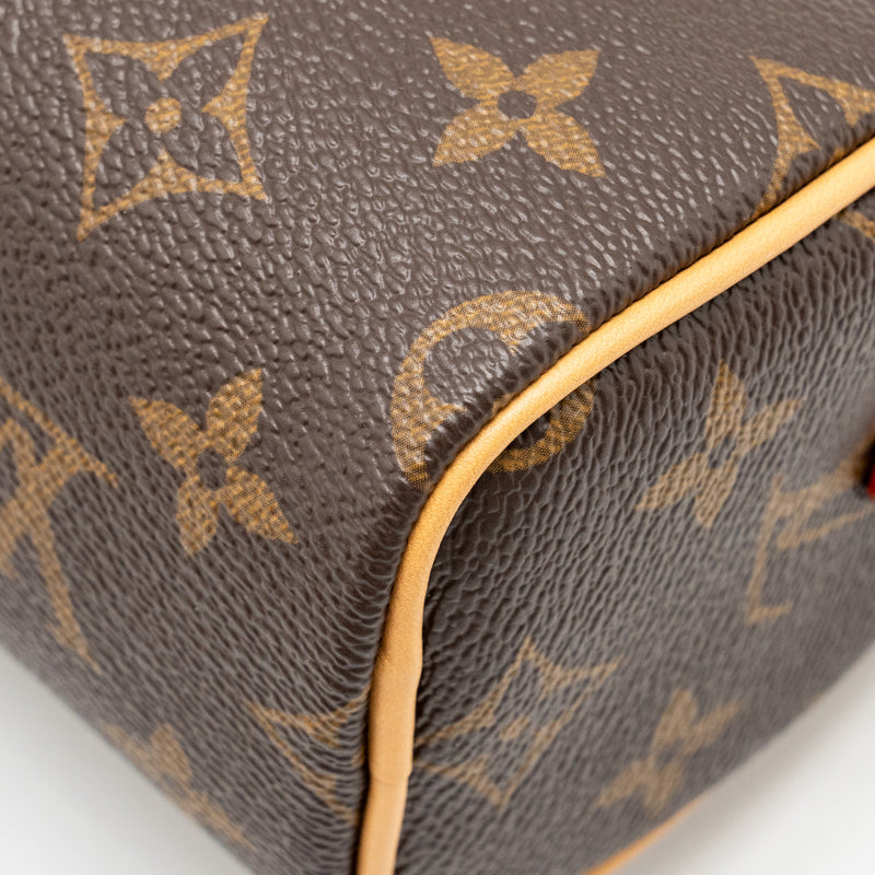 Louis Vuitton Nano Speedy monogram canvas GHW