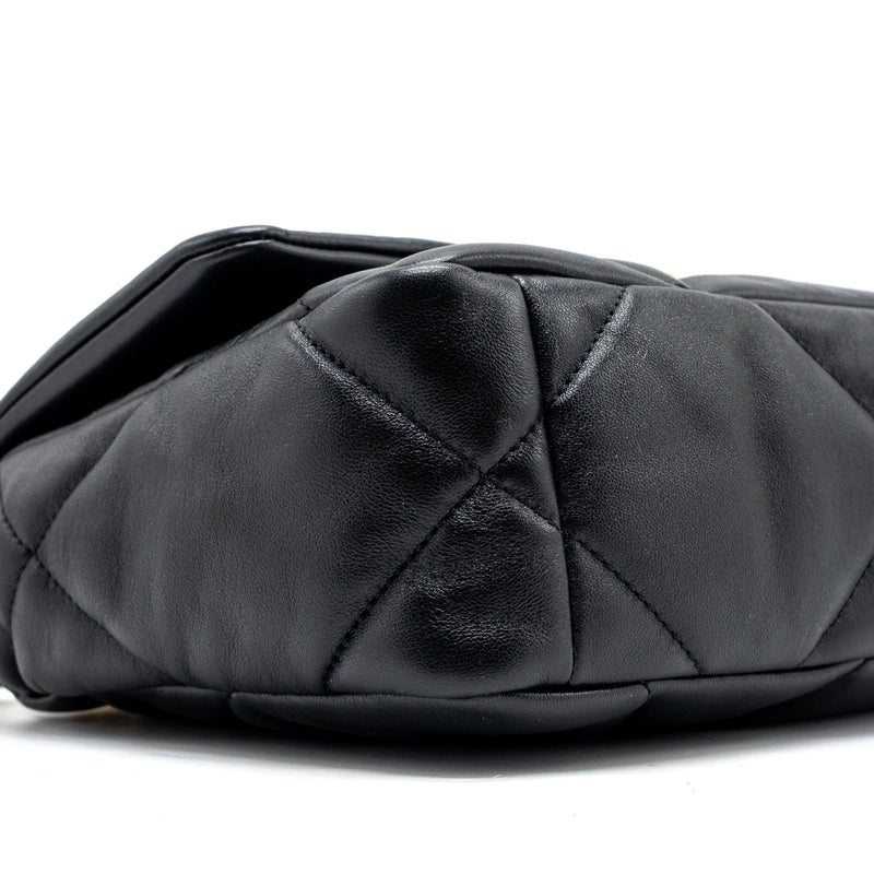 Chanel Small 19 bag lambskin black Multicolour hardware (microchip)