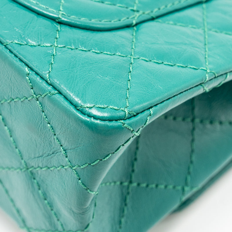 Chanel Mini 2.55 Reissue Flap Bag Calfskin Green GHW