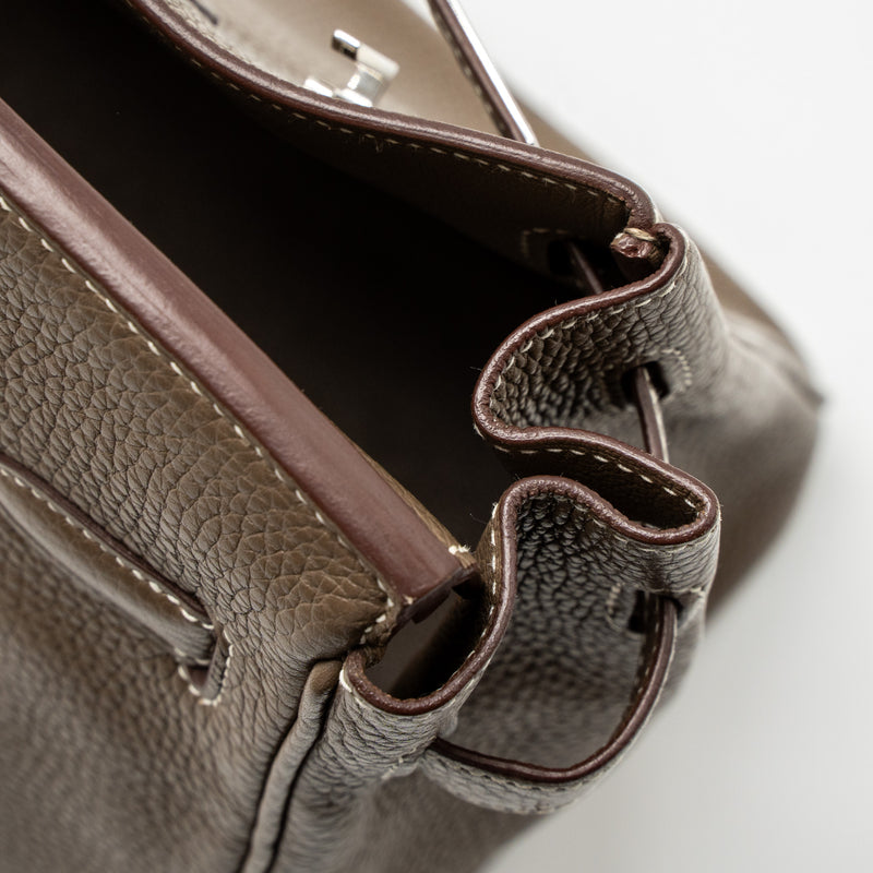 Hermes Birkin 30 Clemence Etoupe SHW Stamp C