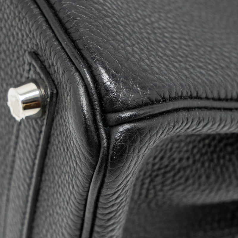 Hermes Birkin 25 Togo Black SHW Stamp Y