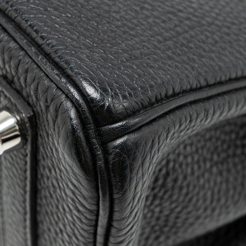 Hermes Birkin 25 Togo Black SHW Stamp Y