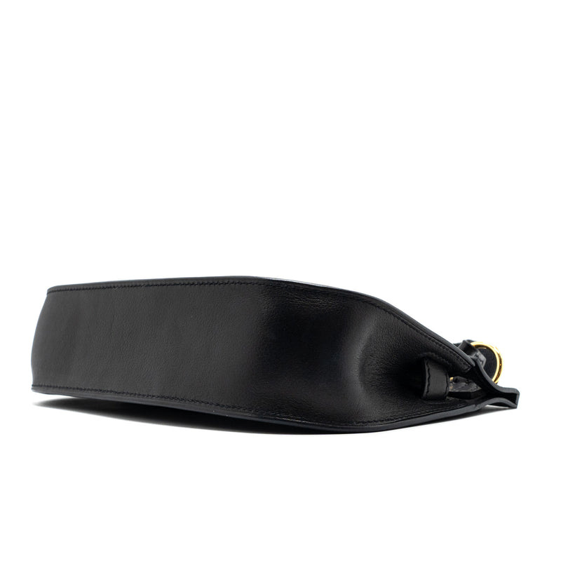 Hermes Mini Jypsiere Evergrain Black GHW Stamp B