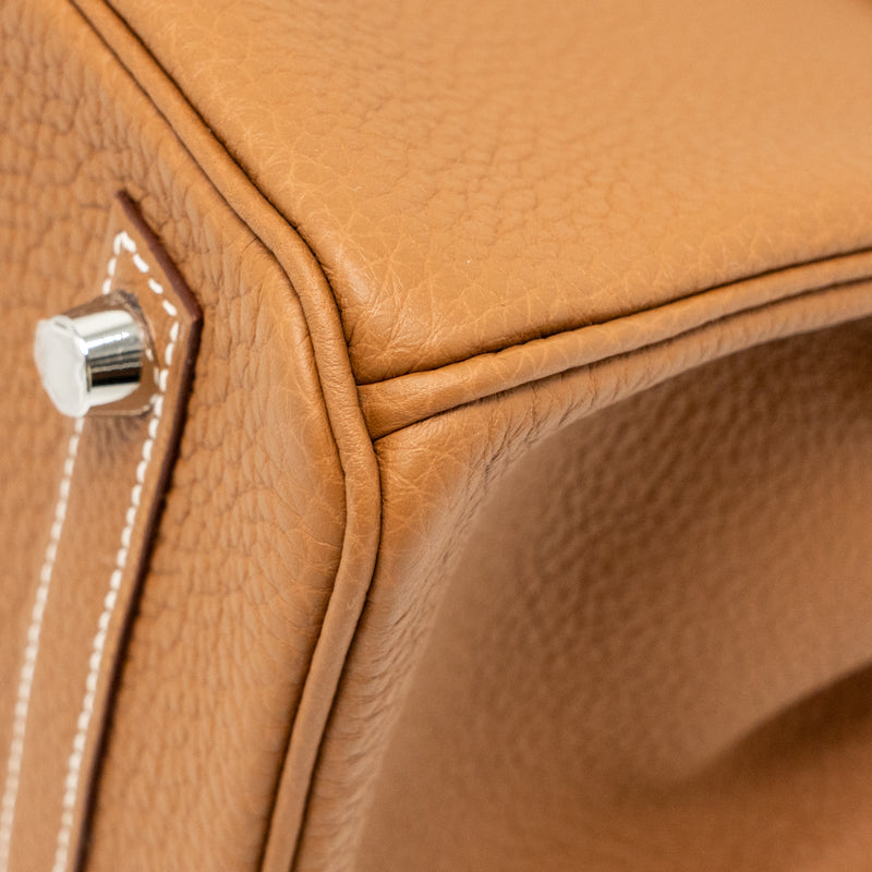 Hermes Birkin 30 Togo Gold SHW Stamp U